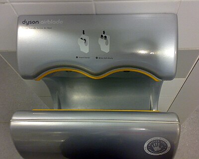 In what year did James Dyson launch the Dyson Airblade?