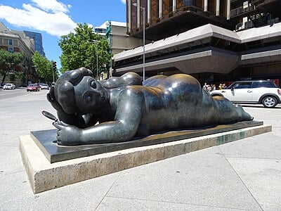 What is the key element of Botero's signature style?