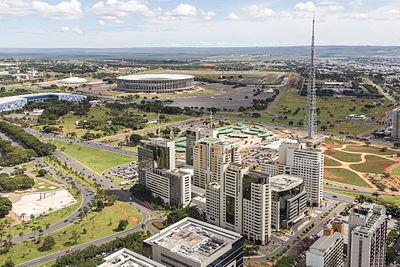 What is Brasília's rank in terms of population among Brazilian cities?