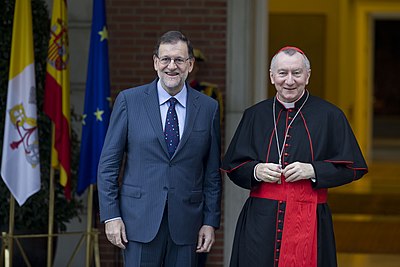 What year did Parolin become the Vatican's Secretary of State?