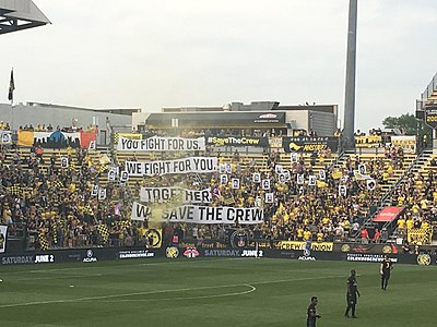 In which year did Columbus Crew move to Lower.com Field?
