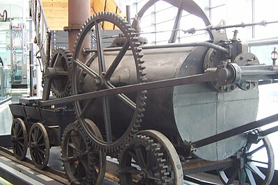 What significant development in technology is Richard Trevithick known for?