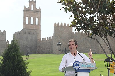 When did Pablo Casado become the president of the People's Party?