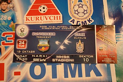 In which year did Bunyodkor finish second in the Uzbek League?