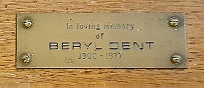 Where was Beryl May Dent born?