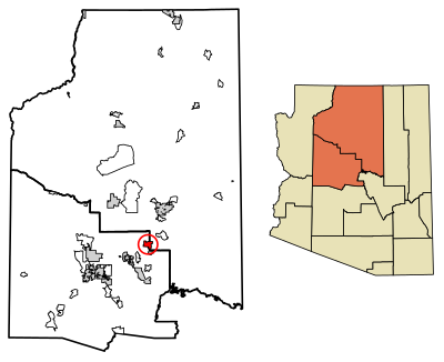 What county is Sedona partially located in?