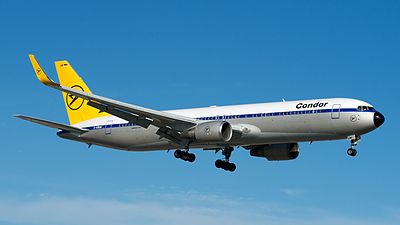 What type of aircraft did Condor's initial fleet consist of?