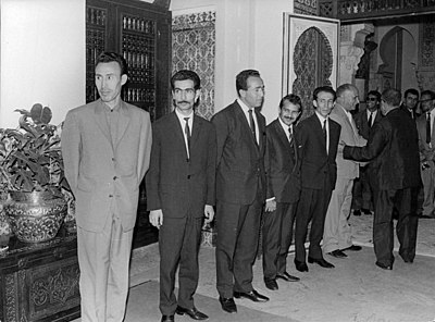 When was the position of president reinstated in Algeria?