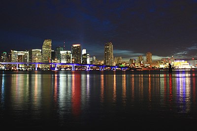 Which of the following cities or administrative bodies are twinned to Miami?[br](Select 2 answers)