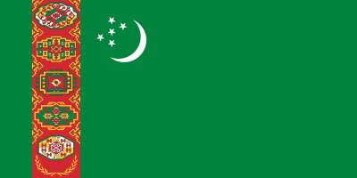 Which country did Turkmenistan defeat to secure their first international victory?