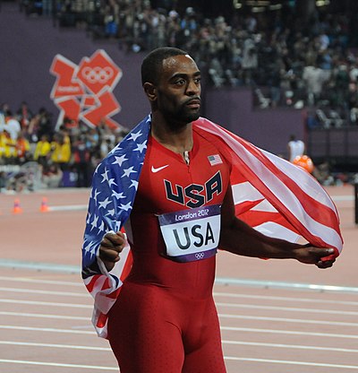 What major injury did Tyson Gay suffer in 2008?