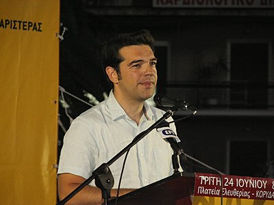 Who did Tsipras succeed as leader of Syriza?