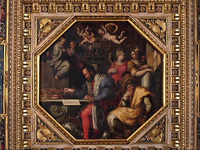 Vasari was the "minister of culture" to whose court?