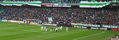 In which tier of Dutch football will FC Groningen compete after relegation from the 2022-23 Eredivisie?