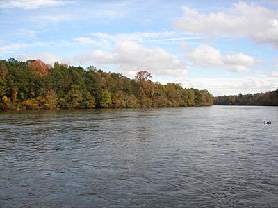 Which river provides scenic views in Rock Hill?