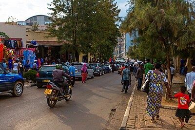 What event led to the rapid population growth of Kigali in the 1990s?