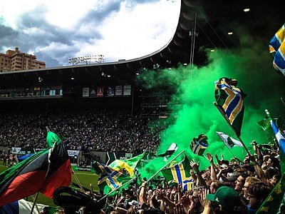 What is the name of the stadium where Portland Timbers plays?