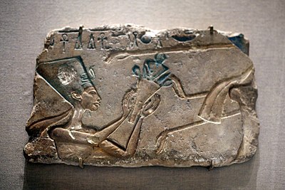 Where was Nefertiti's bust found?
