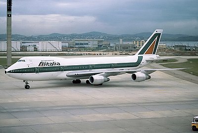 What type of aircraft did Alitalia operate?