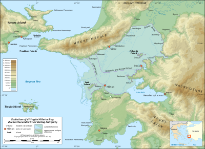 In what age did Minoan influence reach Miletus?