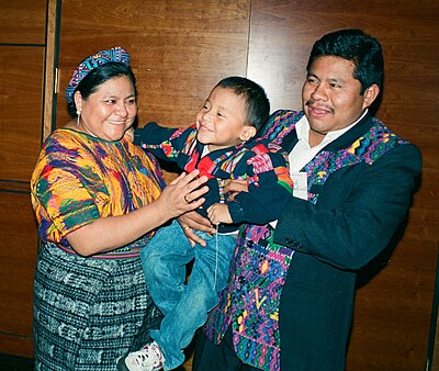 By nationality, what is Rigoberta Menchú?