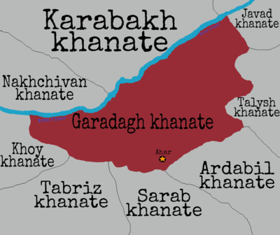 In which century was the Karadagh Khanate established?