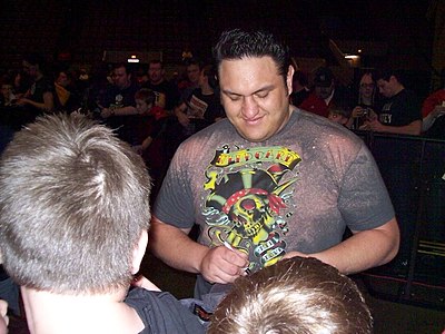 In which wrestling promotion did Samoa Joe first rise to prominence?