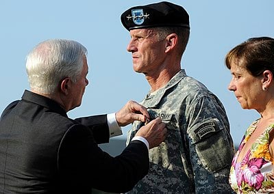What title did McChrystal hold from August 2008 to June 2009?