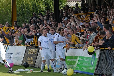 In which year did Maidstone United F.C. win the National League South title?