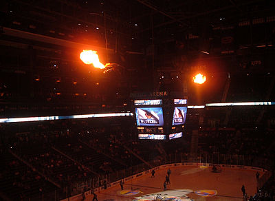 To which city did Atlanta's previous NHL team, the Atlanta Flames, relocate in 1980?