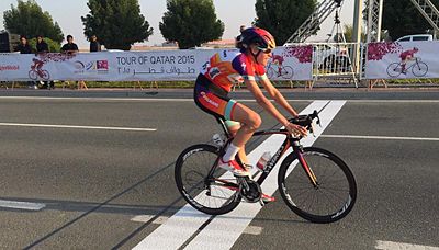 What sport did Ellen van Dijk play before cycling?
