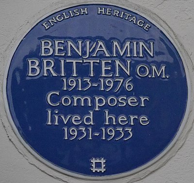 In which English county was Benjamin Britten born?