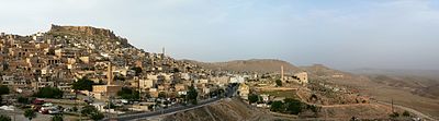 In which district of Mardin Province is Mardin located?