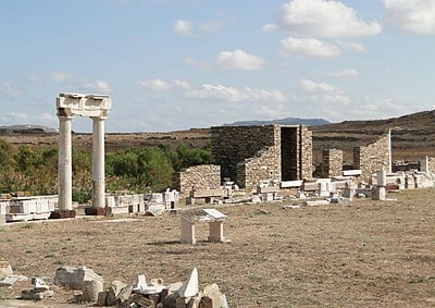 What league was formed on the island of Delos?