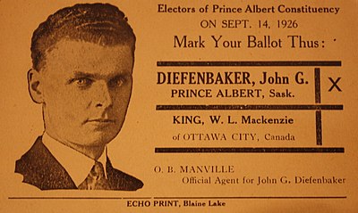 What is John Diefenbaker's place of burial?