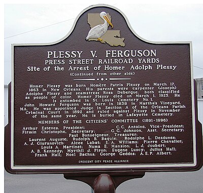 What was the name of the judge who ruled against Plessy in the state criminal district court?