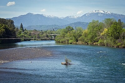 In which county is Redding located?