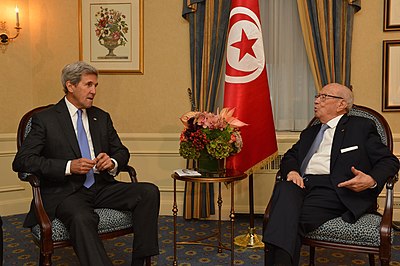 Under which President did Essebsi serve as Foreign Minister?