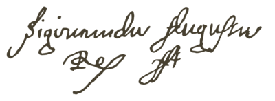 What was the name of the first regular postal service established by Sigismund II Augustus?