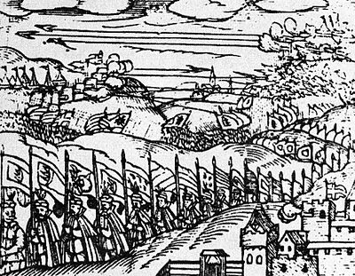 Was Michael’s Battle of Călugăreni victory against a small or large army?