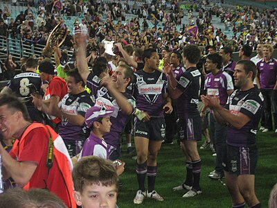 What was the reason for Melbourne Storm being stripped of their 2007 and 2009 premierships?